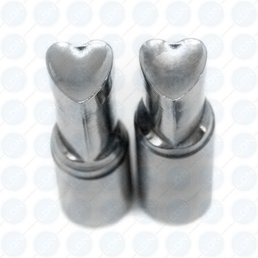 Heart Punch Die Stamp Set for TDP 0, TDP 1.5, TDP 5, TDP 6 Pill Press Tablet Machine