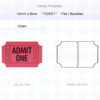 Ticket 12mm x 8mm *PRE-ORDER*